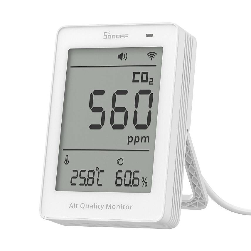 AirGuard CO2 Matter Akıllı Hava Kalitesi Ölçüm Cihazı | SAWF-08P - 2