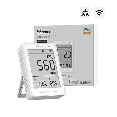 AirGuard CO2 Matter Akıllı Hava Kalitesi Ölçüm Cihazı | SAWF-08P