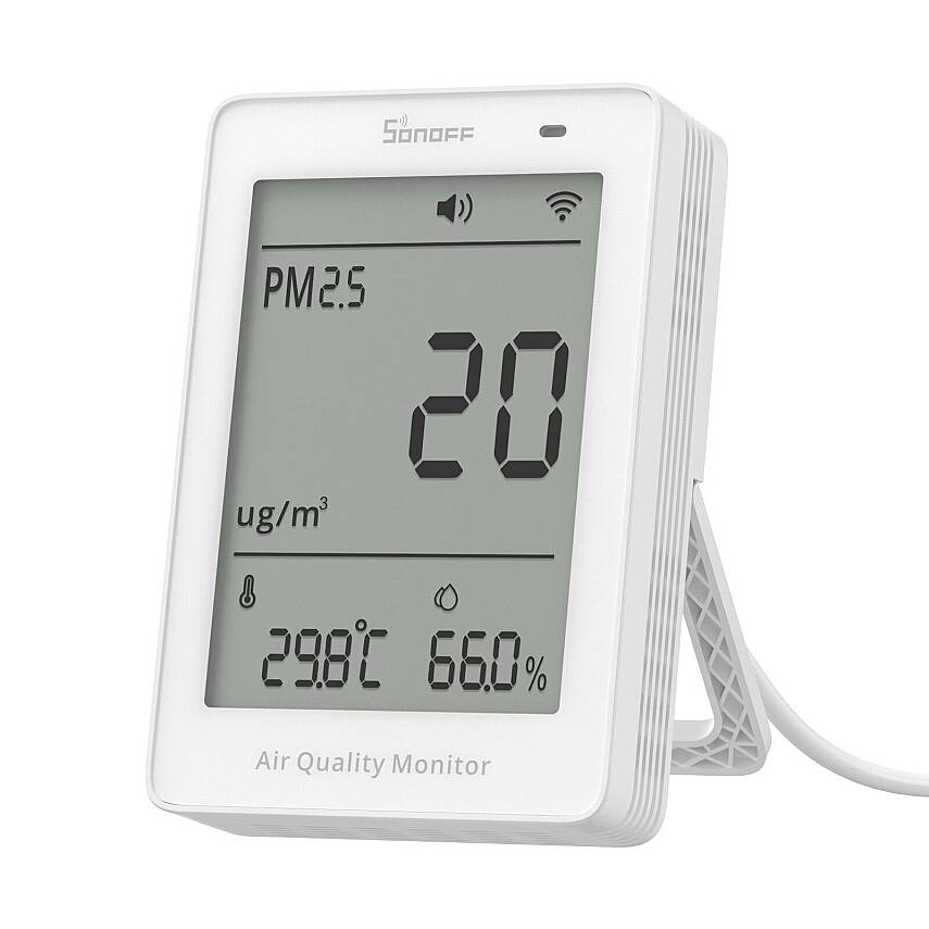 AirGuard PM2.5/PM10 Matter Akıllı Hava Kalitesi Ölçüm Cihazı | SAWF-07P - 2
