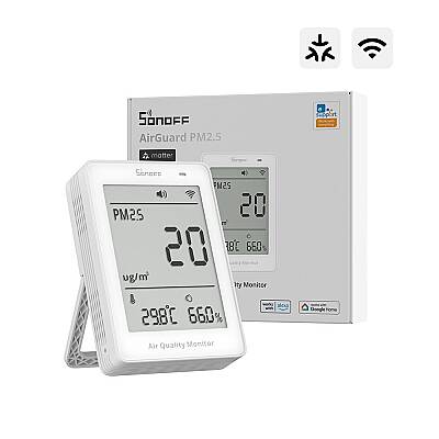 AirGuard PM2.5/PM10 Matter Akıllı Hava Kalitesi Ölçüm Cihazı | SAWF-07P