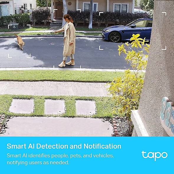 Akıllı Kablosuz Güvenlik Kamerası Sistemi, 1 Kameralı Sistem | Tapo C420S1 - 5