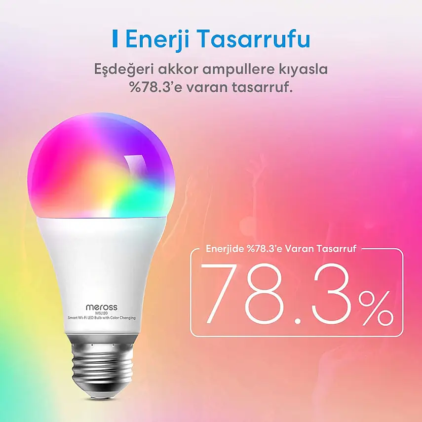 Akıllı Wi-Fi LED Ampul - 5