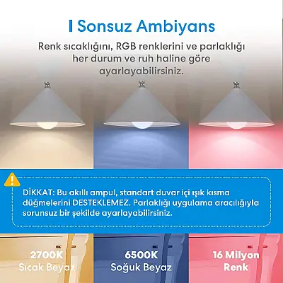 Akıllı Wi-Fi LED Ampul - 3