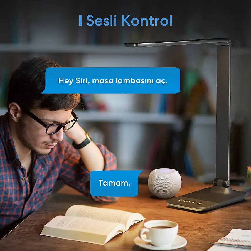 Akıllı Wi-Fi LED Masa Lambası - 8