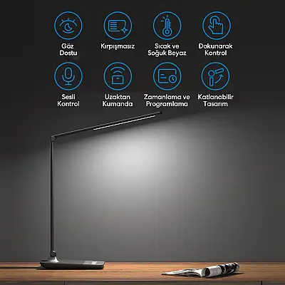 Akıllı Wi-Fi LED Masa Lambası - 5