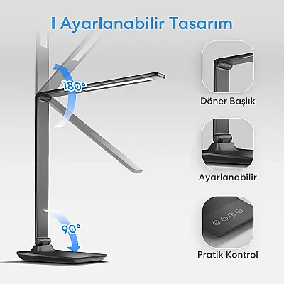 Akıllı Wi-Fi LED Masa Lambası - 4