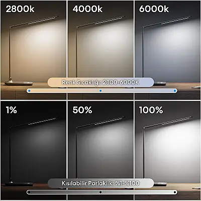Akıllı Wi-Fi LED Masa Lambası - 3