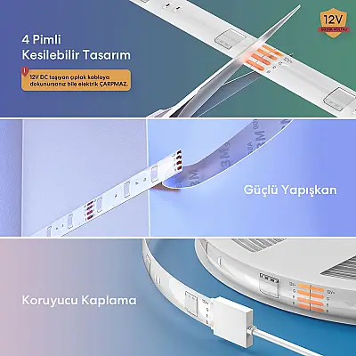 Akıllı Wi-Fi Işık Şerit (2 X 5 Metre) - 2