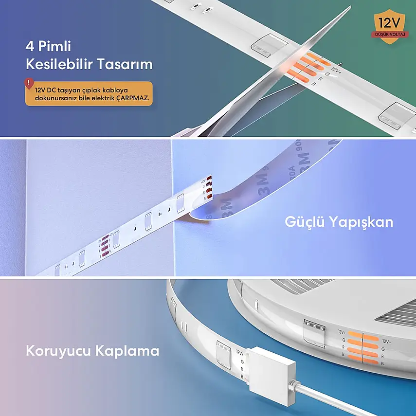 Akıllı Wi-Fi Işık Şerit (2 X 5 Metre) - 2