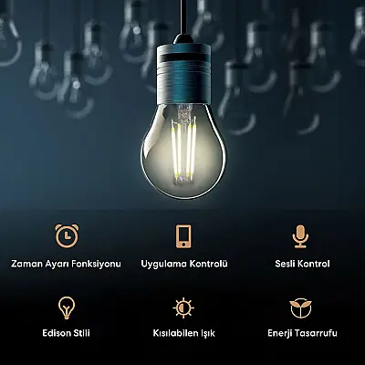 Akıllı Wi-Fi Ayarlı LED Ampul - 6