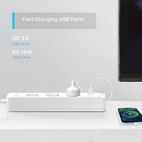 Akıllı Wi-Fi Priz Şeridi | Tapo P300 - 5
