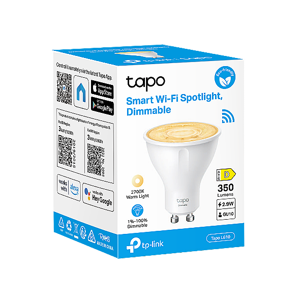 Akıllı Wi-Fi Spot Lamba, Ayarlanabilir Işık Şiddeti | Tapo L610 - 6