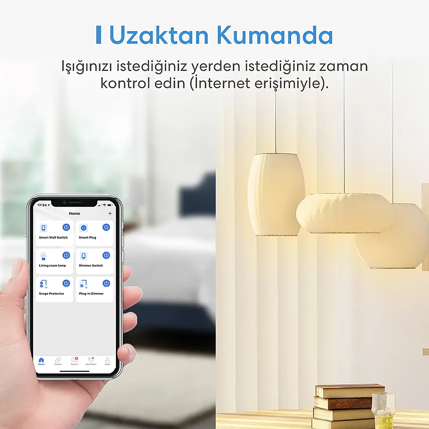 Akıllı Wi-Fi Duvar İçi Anahtar - 4