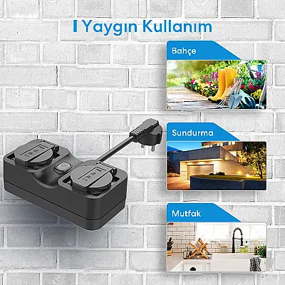 Akıllı Wi-Fi İç/Dış Mekan Prizi - 3