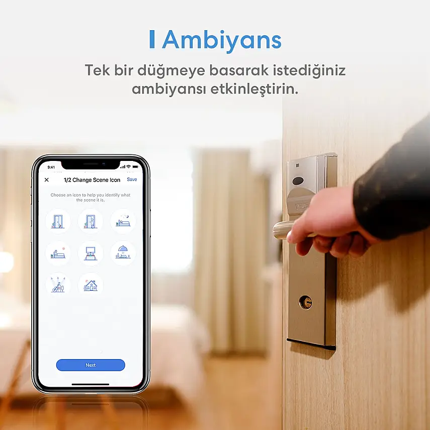 Akıllı Wi-Fi 2 Yönlü Tuşlu Duvar Anahtarı - 4