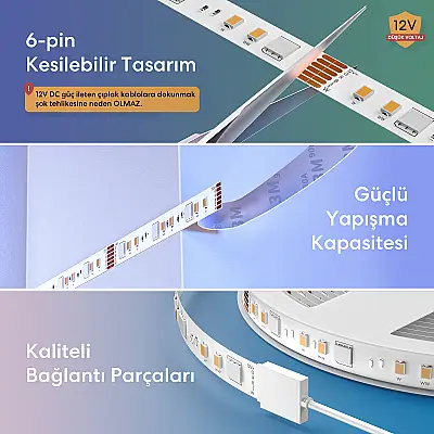 Akıllı Wi-Fi LED Şerit (5 Metre) - 5