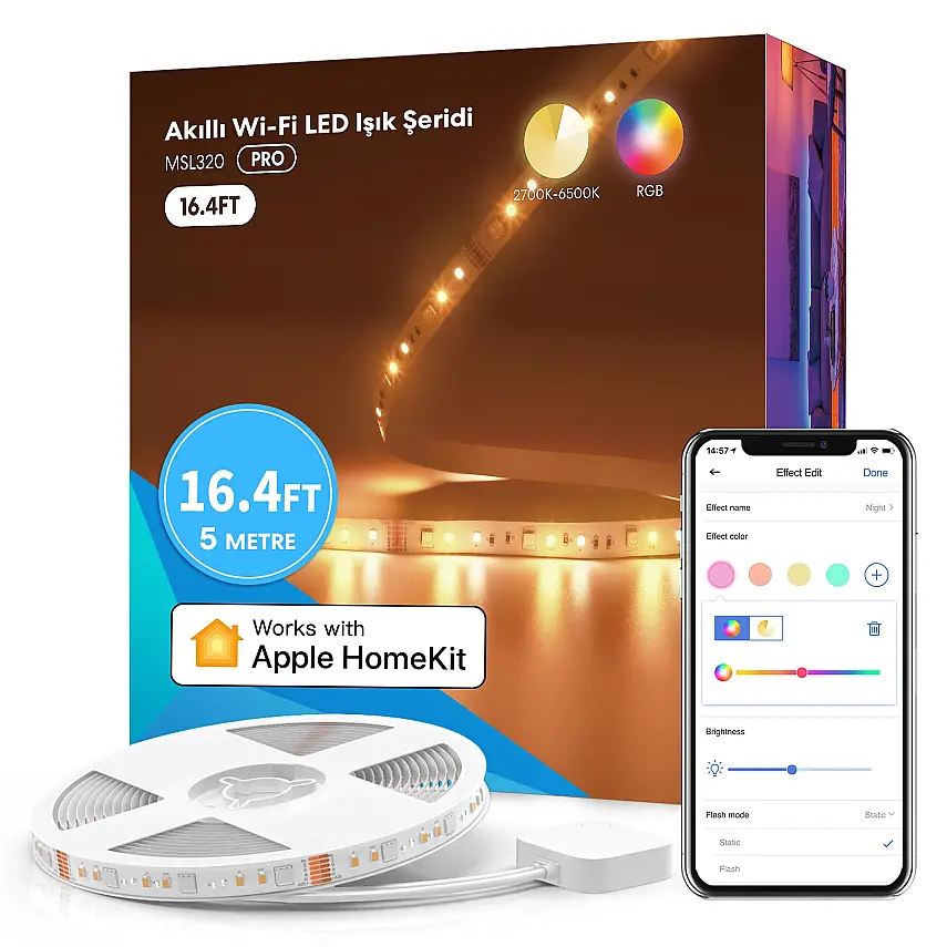 Akıllı Wi-Fi LED Şerit (5 Metre) - 1