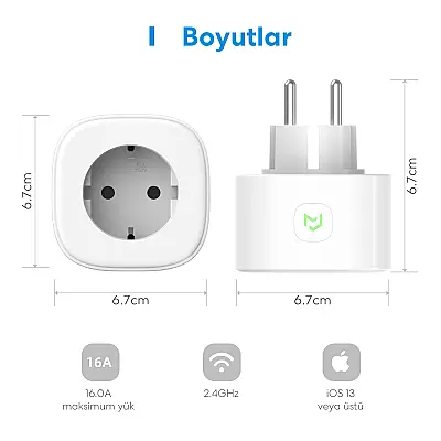 Akıllı Wi-Fi Priz (2xTekli) - 3