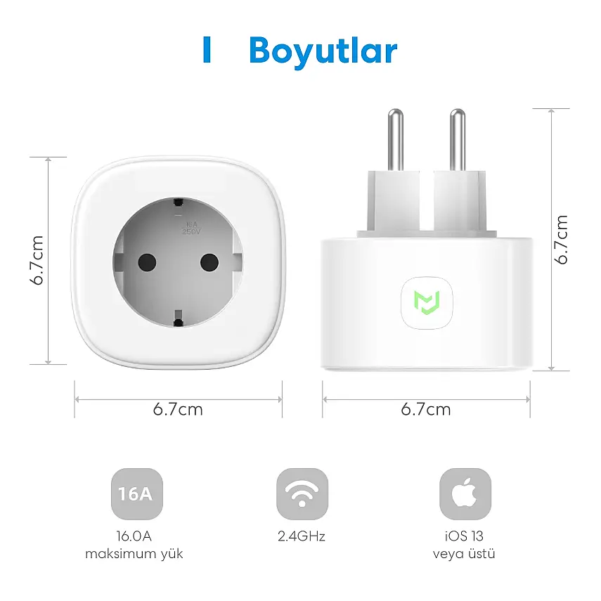 Akıllı Wi-Fi Priz (2xTekli) - 3