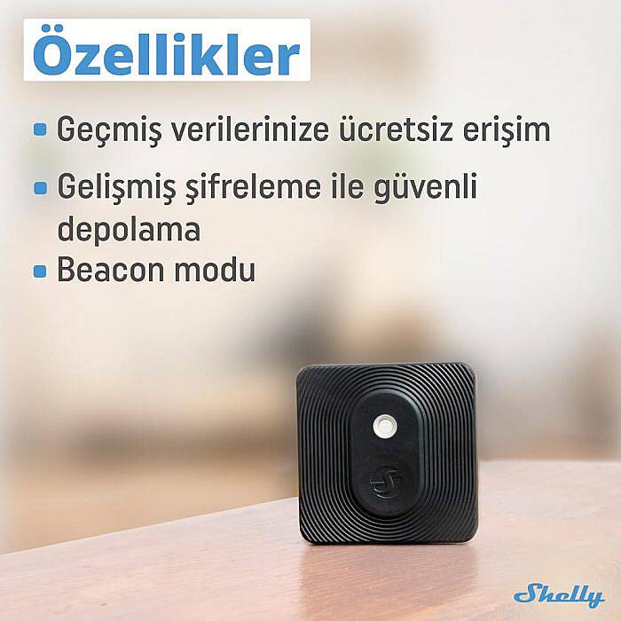 BLU H&T Siyah Bluetooth Sıcaklık ve Nem Sensörü - 4