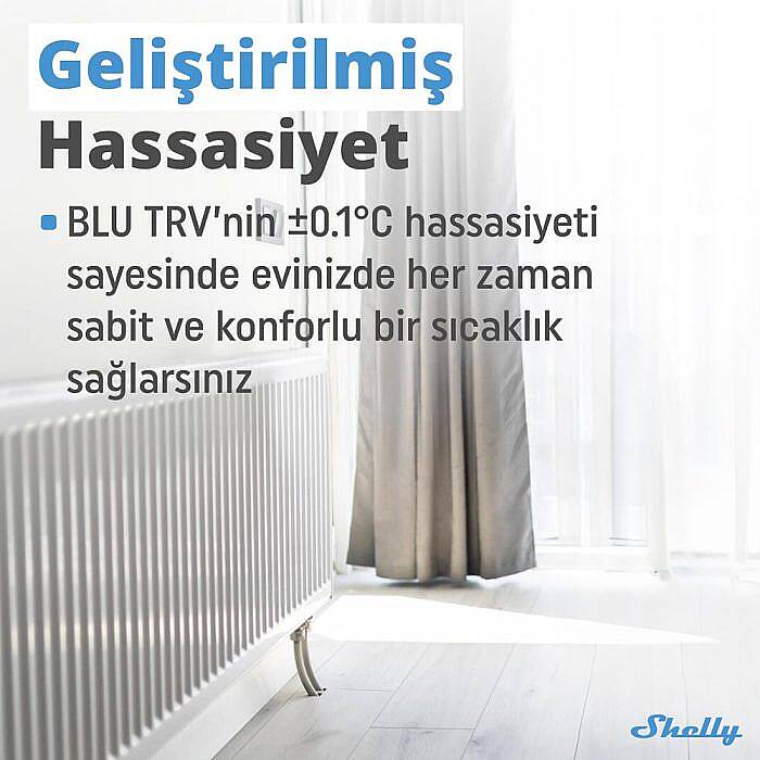 BLU TRV Akıllı Termostatik Radyatör Vanası - 5