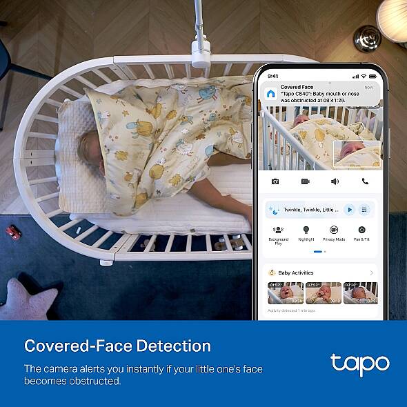 Çift Lensli Akıllı Bebek Kamerası | Tapo C840 - 14