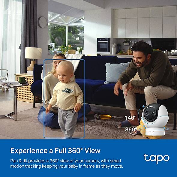 Çift Lensli Akıllı Bebek Kamerası | Tapo C840 - 15