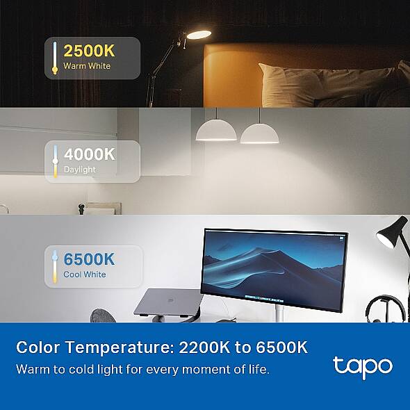 Çok Renkli Akıllı Wi-Fi Ampul | Tapo L535E - 8