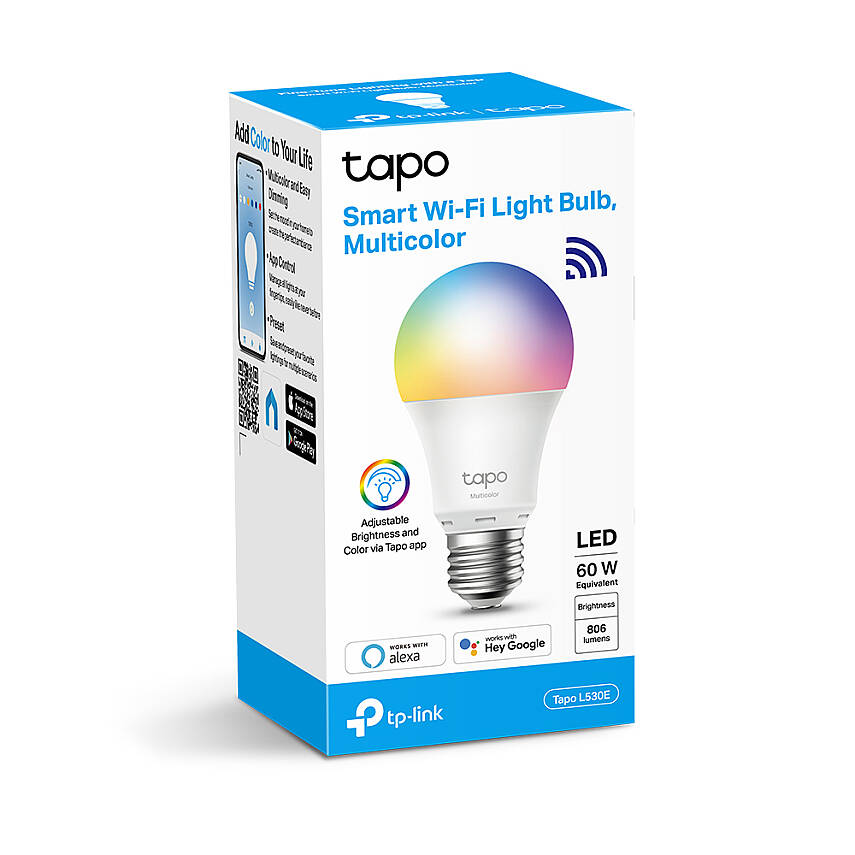 Çok Renkli Akıllı Wi-Fi Ampulü | Tapo L530E - 6