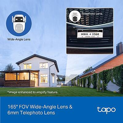 Dış Mekan Çift Lensli Pan/Tilt Güvenlik Kamerası | Tapo C545D - 12