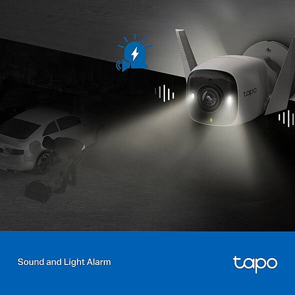 Dış Mekan Güvenlik Wi-Fi Kamerası | Tapo C320WS - 8