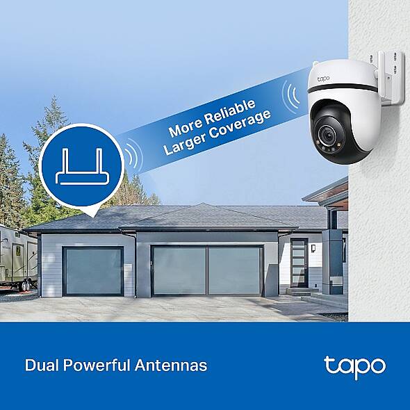 Dış Mekan Pan/Tilt Güvenlik Wi-Fi Kamera | Tapo C520WS - 5