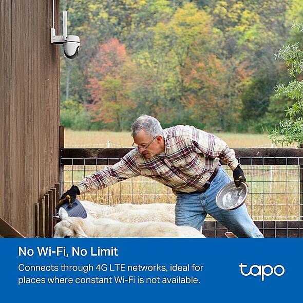 Dış Mekan Pan/Tilt Güvenlik Wi-Fi Kamera | Tapo C530WS - 5
