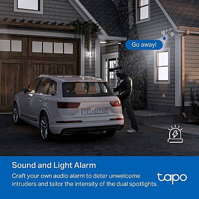 Dış Mekan Pan/Tilt Güvenlik Wi-Fi Kamera | Tapo C530WS - 9