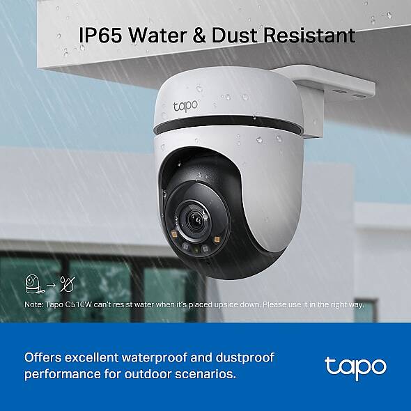 Dış Mekan Yatay ve Dikey Wi-Fi Güvenlik Kamerası | Tapo C510W - 1