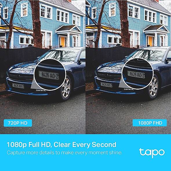 Dış Mekan Yatay/Dikey Wi-Fi Güvenlik Kamerası | Tapo C500 - 6