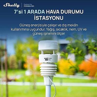 Ecowitt WS90 7’si 1 Arada Akıllı Hava Durumu İstasyonu - 6