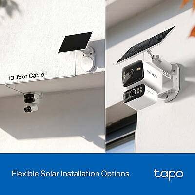 Güneş Enerjili Çift Lensli Pan/Tilt Güvenlik Kamerası Kiti | Tapo C645D KIT - 11