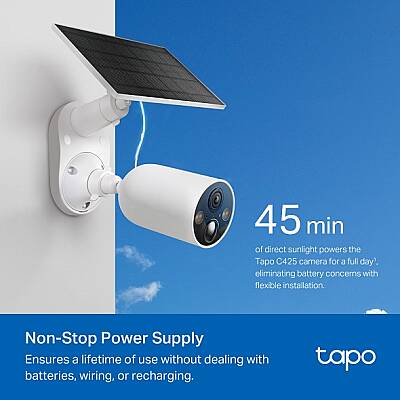 Güneş Enerjili Güvenlik Kamerası Kiti | Tapo C425 KIT - 10