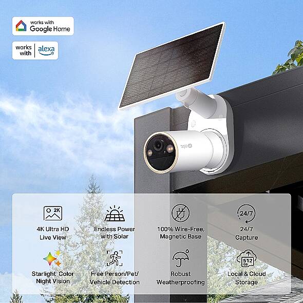 Güneş Enerjili Güvenlik Kamerası Kiti | Tapo C460 KIT - 12