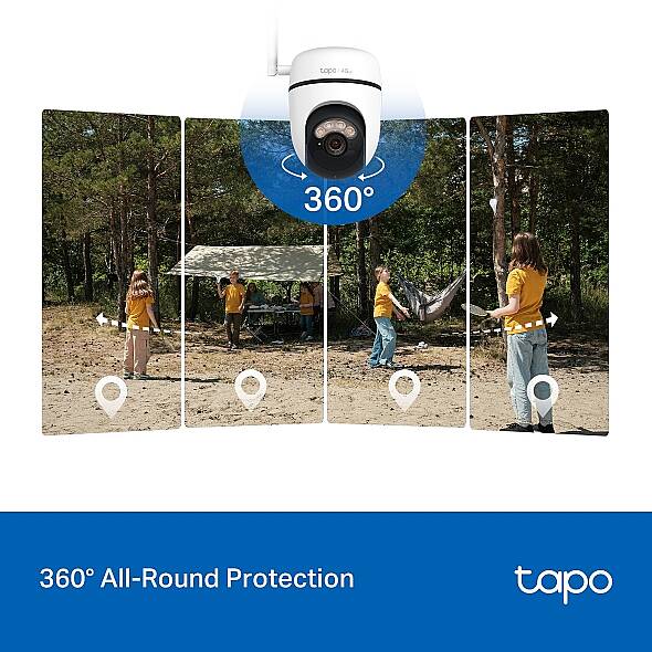 Güneş Enerjili Pan/Tilt 4G LTE Güvenlik Kamerası Kiti | Tapo C615G KIT - 7