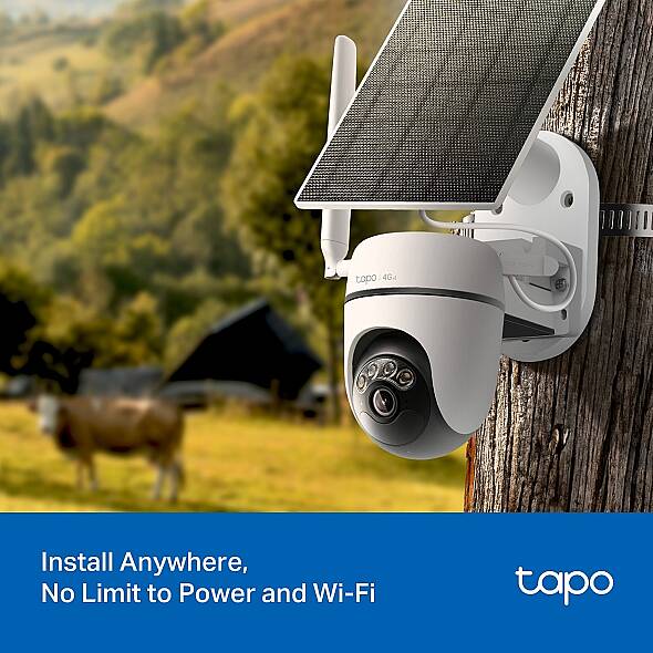 Güneş Enerjili Pan/Tilt 4G LTE Güvenlik Kamerası Kiti | Tapo C615G KIT - 10