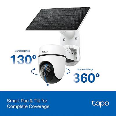 Güneş Enerjili Pan/Tilt Güvenlik Kamerası Kiti | Tapo C610 KIT - 8