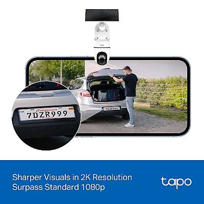 Güneş Enerjili Pan/Tilt Güvenlik Kamerası Kiti | Tapo C610 KIT - 10
