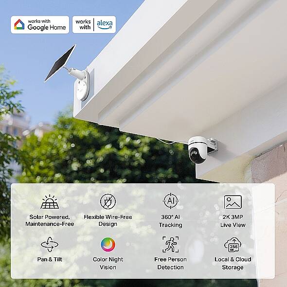 Güneş Enerjili Pan/Tilt Güvenlik Kamerası Kiti | Tapo C610 KIT - 13