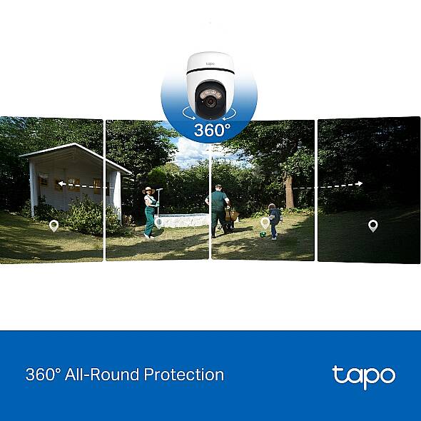 Güneş Enerjili Pan/Tilt Güvenlik Kamerası Kiti | Tapo C630 KIT - 10