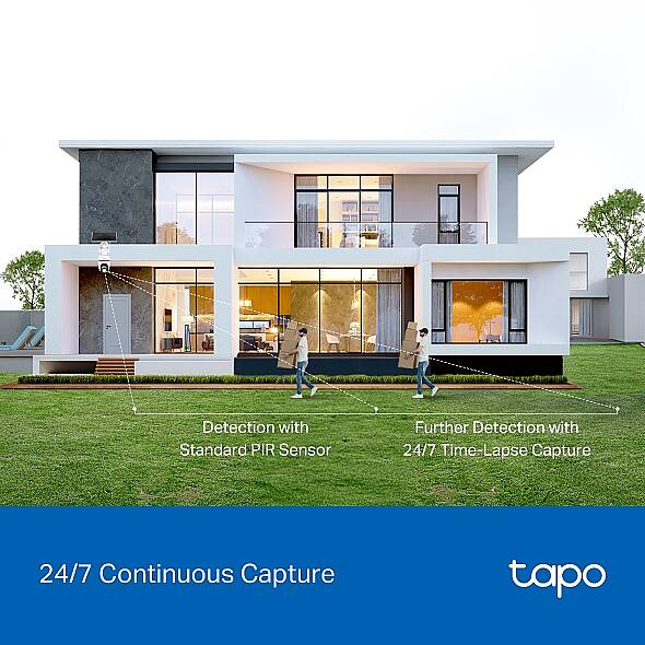 Güneş Enerjili Pan/Tilt Güvenlik Kamerası Kiti | Tapo C630 KIT - 12