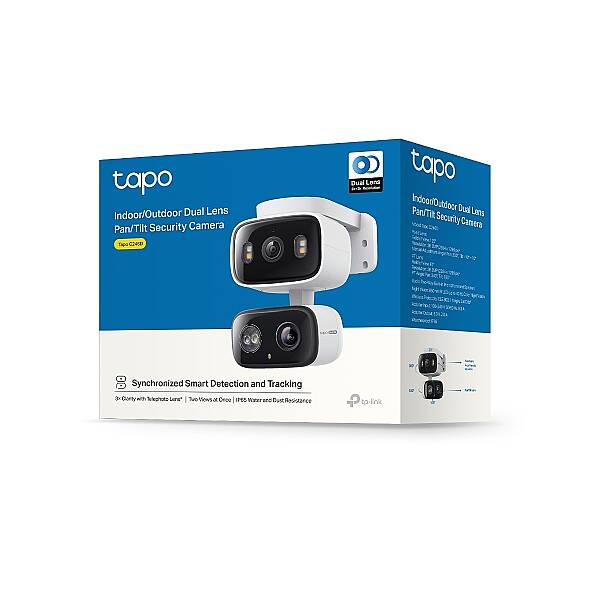 İç Mekan/Dış Mekan Çift Lensli Pan/Tilt Güvenlik Kamerası | Tapo C246D - 1
