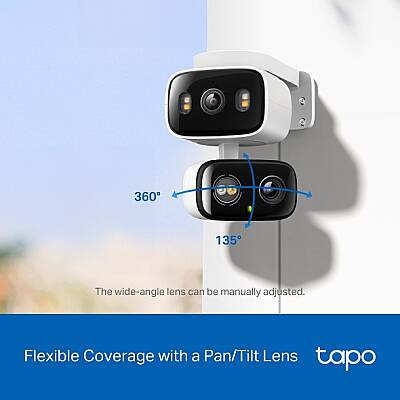 İç Mekan/Dış Mekan Çift Lensli Pan/Tilt Güvenlik Kamerası | Tapo C246D - 5