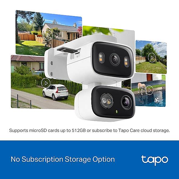 İç Mekan/Dış Mekan Çift Lensli Pan/Tilt Güvenlik Kamerası | Tapo C246D - 7